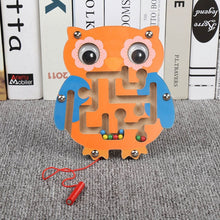 Load image into Gallery viewer, Baby Wooden Toys Maze Game toy Monterey Shuttle Early Learning Magnetic Puzzle Snail Monkey Labyrinth For Baby toys 0-12months