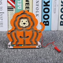 Load image into Gallery viewer, Baby Wooden Toys Maze Game toy Monterey Shuttle Early Learning Magnetic Puzzle Snail Monkey Labyrinth For Baby toys 0-12months