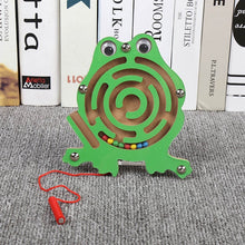 Load image into Gallery viewer, Baby Wooden Toys Maze Game toy Monterey Shuttle Early Learning Magnetic Puzzle Snail Monkey Labyrinth For Baby toys 0-12months